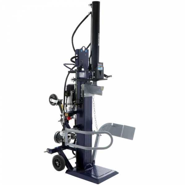 BullMach BM-LS-ET-T 22 V - Fendeuse à bois hybride - Verticale - Électrique et à tracteur