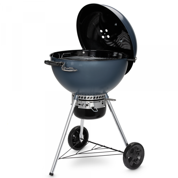Barbecue à charbon Weber Master Touch GBS C-5750 Slate Blue - Diamètre grille 57cm en soldes
