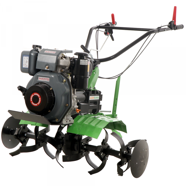 Motobineuse diesel AgriEuro Premium-Line AGRI 102 -  Moteur à Diesel de 296cm3 en soldes