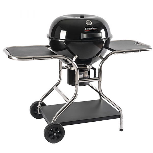 Barbecue à charbon MasterCook Sally à chariot - Diamètre grille 57 cm en soldes