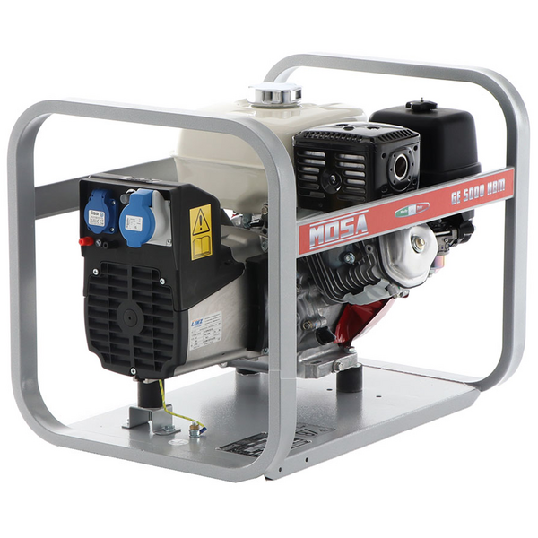 MOSA GE 5000 HBM - Groupe électrogène à essence 4.5 kW - Continu 3.6 kW Monophasé