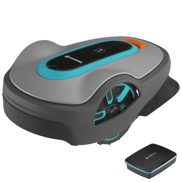 Gardena SILENO life 1000 set Smart - Robot tondeuse - Gestion Gardena Smart App - Surface conseillée 1000 m²