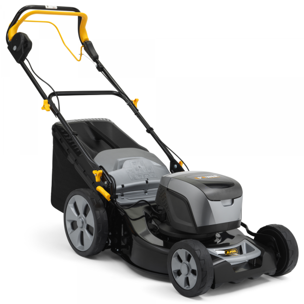 Tondeuse autoportée à batterie Alpina AL5 4648 S Li Kit - 2 batteries de 48V 4Ah - Largeur de coupe 46 cm