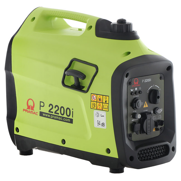 Pramac P2200i - Groupe électrogène à inverter insonorisé 2.1 kW - Continu 1.9 kW Monophasé