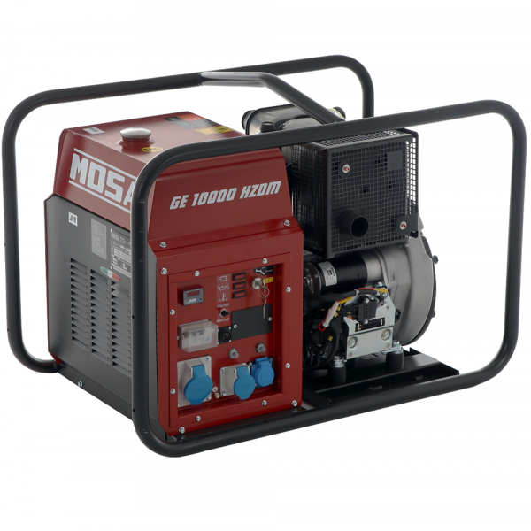 MOSA GE 10000 HZDM - Groupe électrogène 9 KW monophasé - Diesel HATZ - Alternateur italien