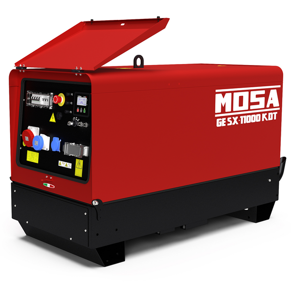 MOSA GE SX-11000 KDT - Groupe électrogène insonorisé 8.8  kW - Continu 8 kW Triphasé - Moteur Kohler KDW702