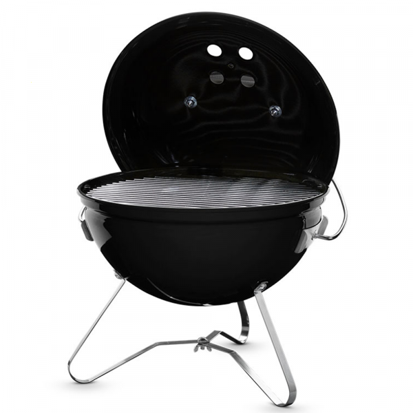 Barbecue à charbon portatif Weber Smokey Joe Premium Black en soldes