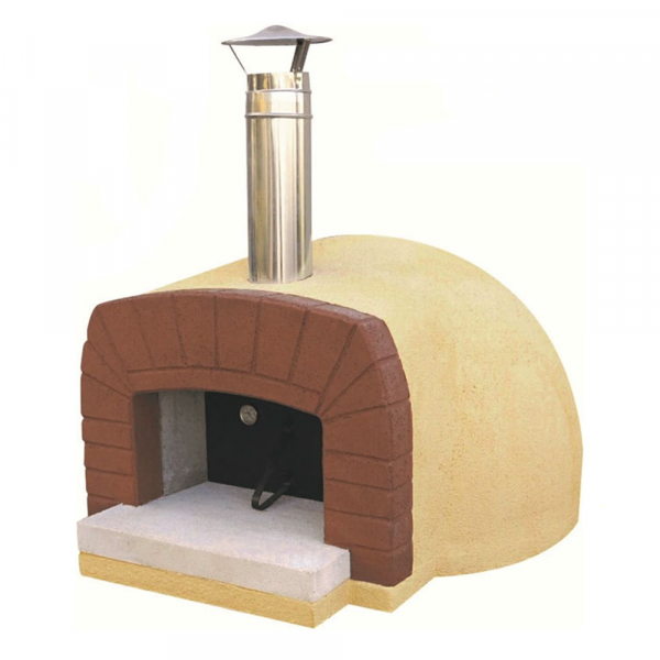 Linea VZ Etna - Four à bois d'extérieur avec plan de cuisson Ø 85 cm - Capacité de cuisson 3 pizzas en soldes