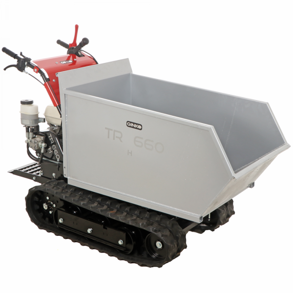 GINKO TR 660 - Brouette à moteur thermique sur chenille dumper - Moteur Honda GX 200 en soldes