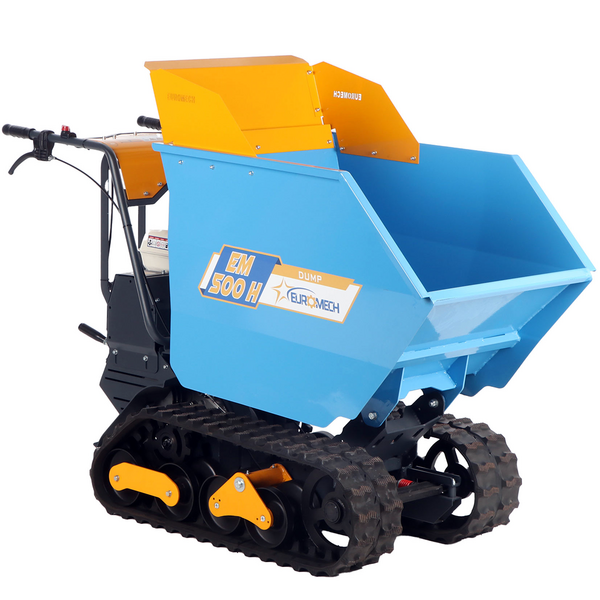 EuroMech EM500H-Dumper - Brouette à chenilles - Benne Dumper - Charge 500 Kg en soldes