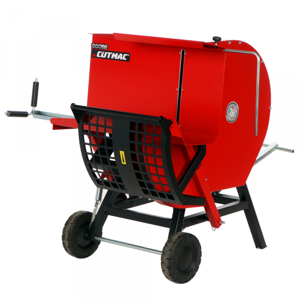 Docma Cutmac TT600 - Banc de scie électrique - Scie à bûches circulaire professionnelle à chevalet triphasée