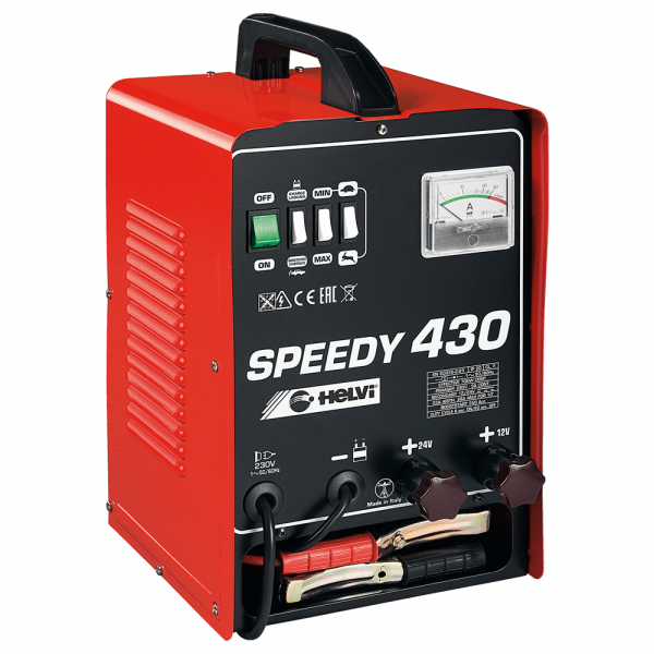 Helvi Speedy 430 - Chargeur de batterie et démarreur portatif - 12/24 V - Monophasé en soldes
