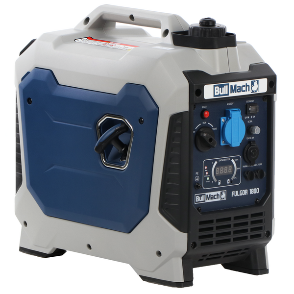 BullMach Fulgor 1800 - Groupe électrogène à inverter 2 Kw - Continu 1,8 kW monophasé
