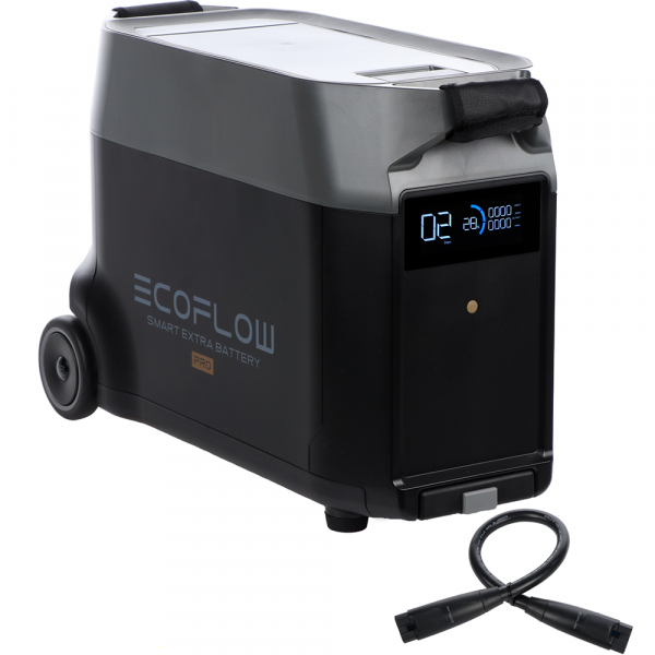 EcoFlow Delta PRO - 3600 Wh - Batterie supplémentaire intelligente en soldes