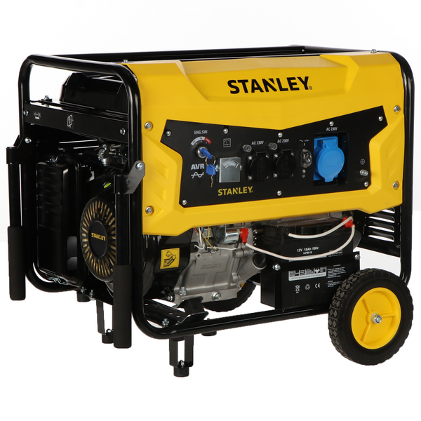 Stanley SG 7500B-1 - Groupe électrogène à essence AVR - 7.5 kW monophasé