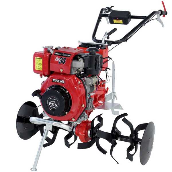 Diesse DS94 - Motobineuse diesel 7 CV - Vulcan 296 cm3 avec démarrage électrique