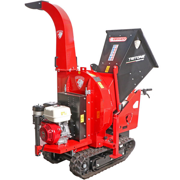 Ceccato Tritone Monster Cingo - Broyeur autotracté à chenilles - Moteur Honda GX390