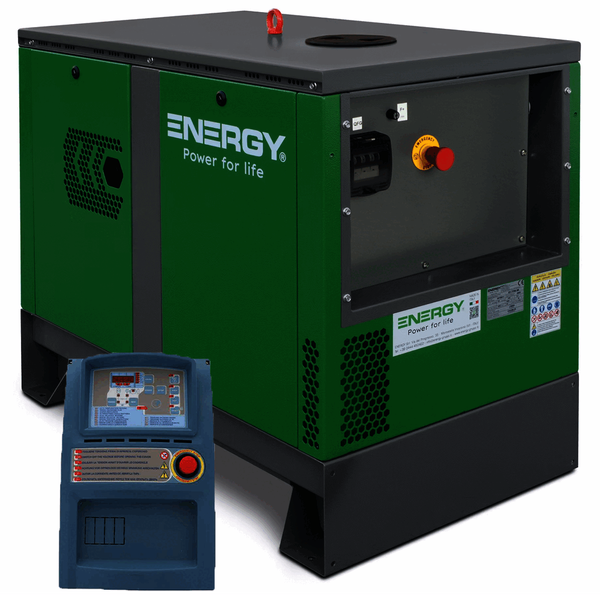Générateur de courant Energy EY-12.5TDE-SA AVR - 9 kW triphasé diesel ATS