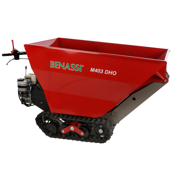 Benassi M403DHO - Brouette à chenilles - Benne hydraulique dumper - Capacité 400 kg