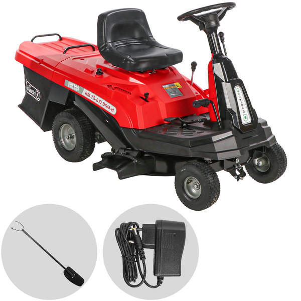 GeoTech RM 75-610 BSM-H - Tracteur tondeuse mini-rider avec transmission hydrostatique - Moteur 224 cm³