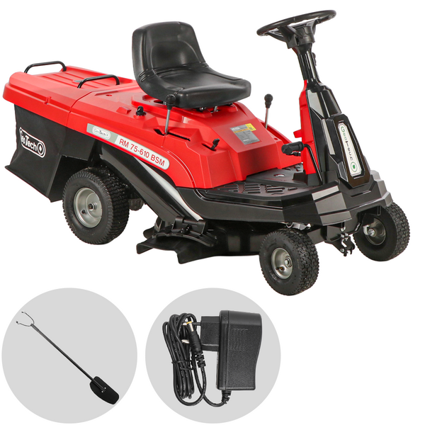 GeoTech RM 75-610 BSM - Tracteur mini-rider avec boîte de vitesses mécanique - Moteur 224 cm³