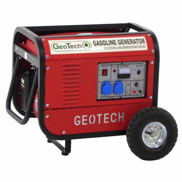 GeoTech GGSA3000 - Groupe électrogène 2.7 kw monophasé à essence - sur chariot
