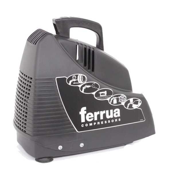 Ferrua Family - Compresseur d'air compact électrique portatif - moteur 1,5 CV oilless en soldes