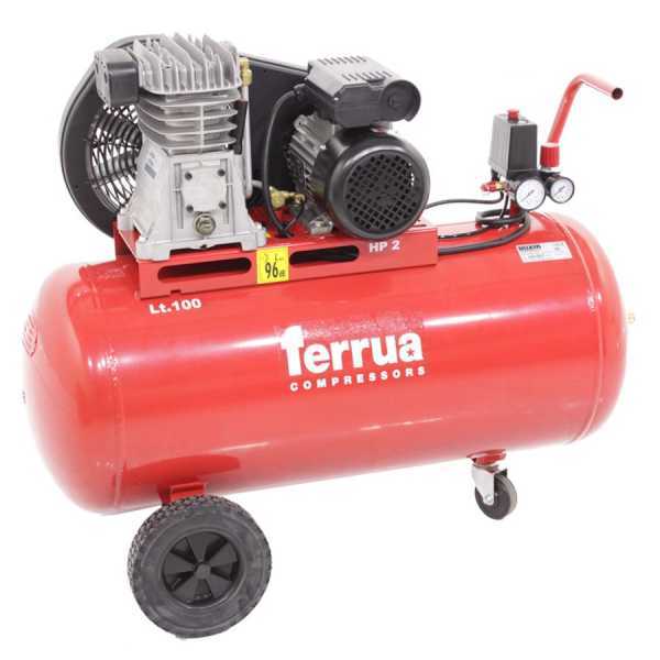 Ferrua FB28/100 CM2 - Compresseur d'air électrique à courroie - Moteur 2 CV - 100 L en soldes