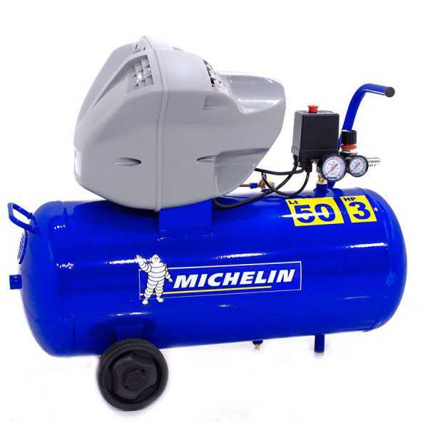 Michelin MB 50 6000 U - Compresseur d'air électrique sur chariot - Moteur 3 CV - 50 L - Air comprimé en soldes