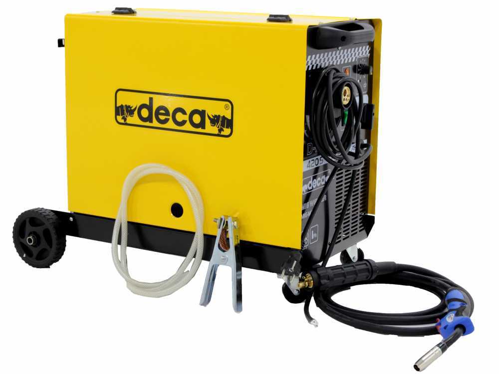 Poste souder fil continu Deca D MIG 420 S MIG MAG 200A monophas avec roues torche