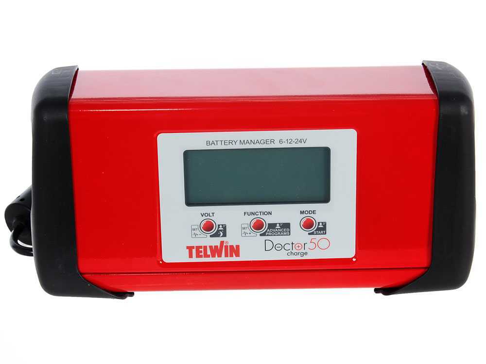 Telwin Chargeur Démarreur Testeur Telwin Mainteneur 6V 12V 24V DOCTOR CHARGE 50 