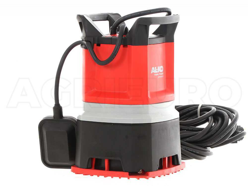 AL-KO Kombitauchpumpe TWIN 11000 Premium (850 W Motorleistung, 13.000 L/h Max. Fördermenge, 10 M Max. Förderhöhe, 20 Mm Max. Korngröße