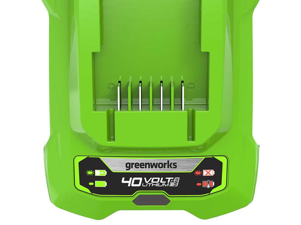 Chargeur De Batterie Greenworks 40V, Authentique, Compatible Toutes Batteries 40V (2.0Ah Chargée En 60 Min)