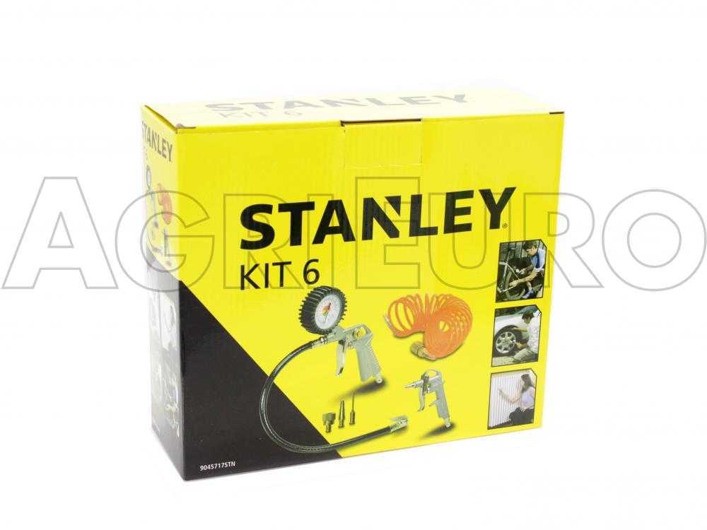 kit Accessoires pneumatiques Stanley 6 pièces en Promotion