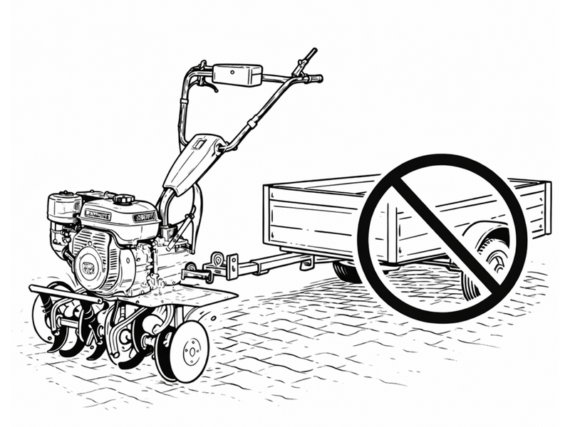 Ama MTZ80 - Motobineuse &agrave; essence 7 CV - Moteur de 208 cm3