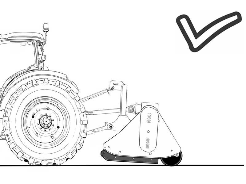 GeoTech Pro HFM 205-H - Broyeur sur tracteur - D&eacute;port hydraulique