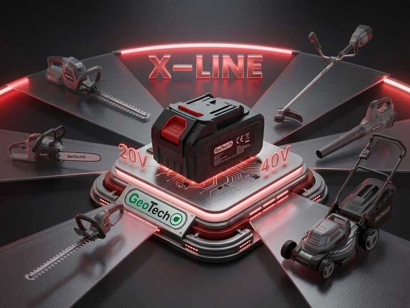 GeoTech X-Line PS-20V - &Eacute;lagueuse sur batterie - 20 V 2 Ah