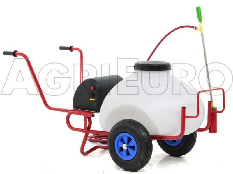 Pulv&eacute;risateur &agrave; batterie 12 V de 70 l PRO - Pompe de pulv&eacute;risateur &eacute;lectrique sur chariot
