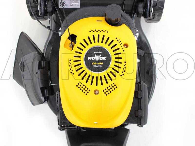 Mowox PM 4645 S Trike - Tondeuse &agrave; gazon thermique autotract&eacute;e - Roue avant pivotante