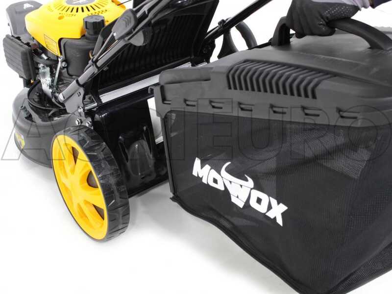Mowox PM 4645 S Trike - Tondeuse &agrave; gazon thermique autotract&eacute;e - Roue avant pivotante