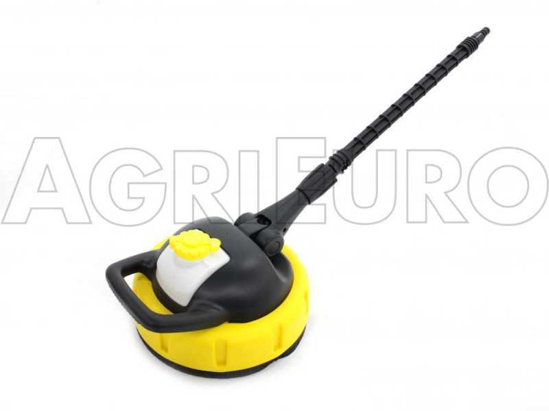 Brosse Mini Patio pour grandes surfaces avec r&eacute;servoir d&eacute;tergent int&eacute;gr&eacute;