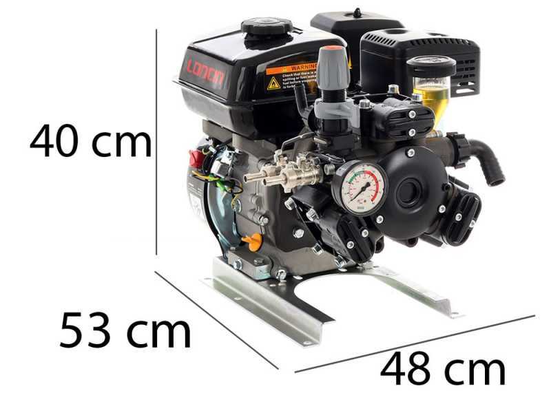 Pompe à eau thermique moteur 2 temps 41 cm3 puissance 1,7 CV débit