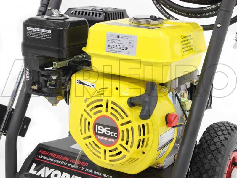 Nettoyeur haute pression thermique Lavor Pro Thermic 6,5 avec moteur 196 cm&sup3; &agrave; essence - 210 bar