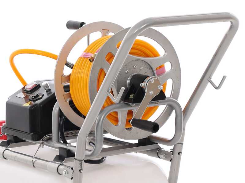 GeoTech SP 520 E - Pompe de pulv&eacute;risation &eacute;lectrique &agrave; batterie sur chariot - 50 L