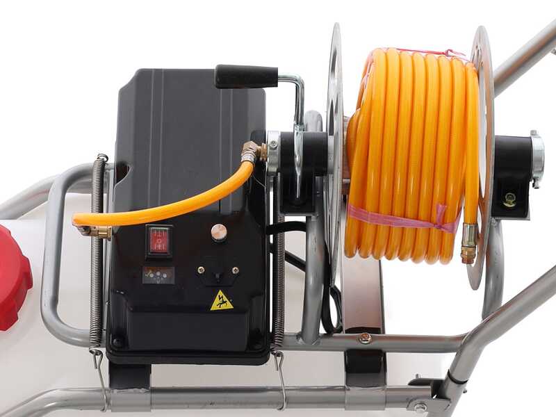 GeoTech SP 520 E - Pompe de pulv&eacute;risation &eacute;lectrique &agrave; batterie sur chariot - 50 L