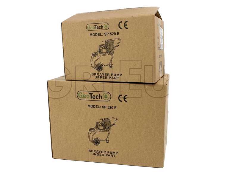 GeoTech SP 520 E - Pompe de pulv&eacute;risation &eacute;lectrique &agrave; batterie sur chariot - 50 L