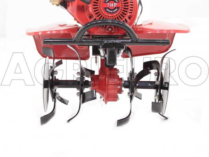 GeoTech-Pro PGT 900 - Motobineuse &agrave; essence 7 CV avec bo&icirc;te 2+1 et transmission &agrave; engrenages