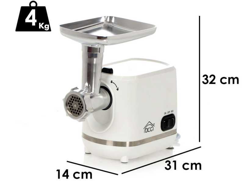 DCG FW2695 - Hachoir &agrave; viande &eacute;lectrique, lames en acier inox avec moteur &eacute;lectrique - 220V