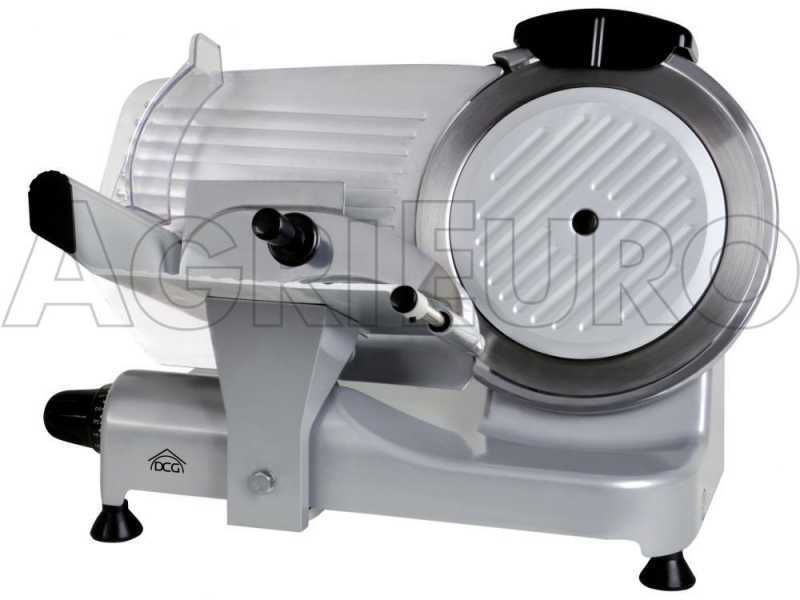 DCG AS2495 -Trancheuse avec lame de 250mm inox - Corps en aluminium moul&eacute; sous pression - 300W