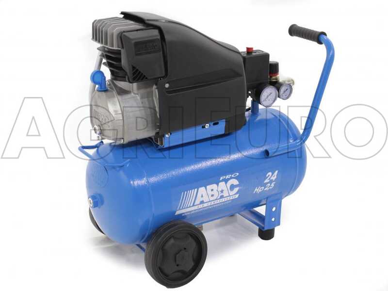 Abac Pole Position PRO L25P - Compresseur d'air &eacute;lectrique sur chariot - moteur 2,5 CV - 24 L